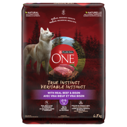 Purina ONE® True Instinct with Real Beef & Bison Dry Dog Food