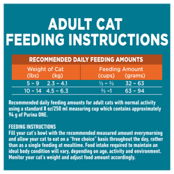 Adult Cat Feeding Instructions