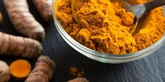 turmeric powder in a bowl