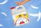 tidycats lightweight product being held