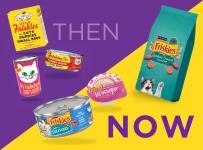friskies products floating around then and now text