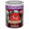 Purina ONE® True Instinct Tender Cuts in Gravy With Real Beef & Bison Wet Dog Food