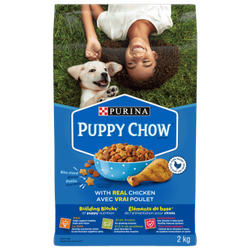 Puppy Chowᴹᴰ Complète Faite avec du Vrai Poulet Nourriture pour Chiots